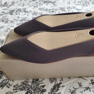 Rothy's The Point Pebble Grey Women's Size 10.5